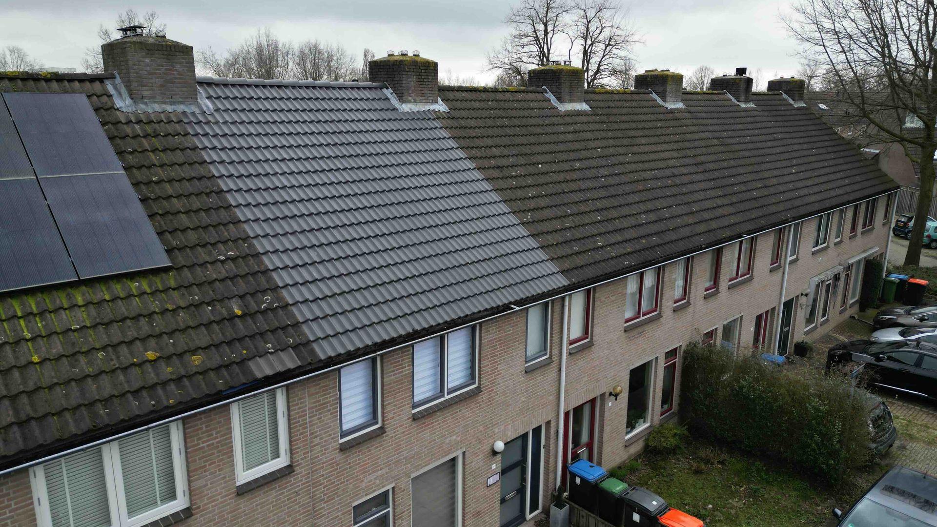 Pannendak renovatie tussenwoning - folie tengels en nieuwe pannen - Rosmalen